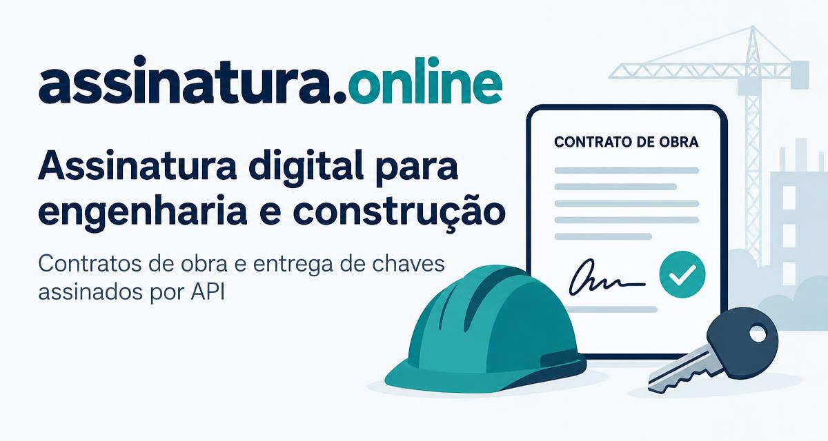 Termo de entrega de chaves com assinatura eletrônica