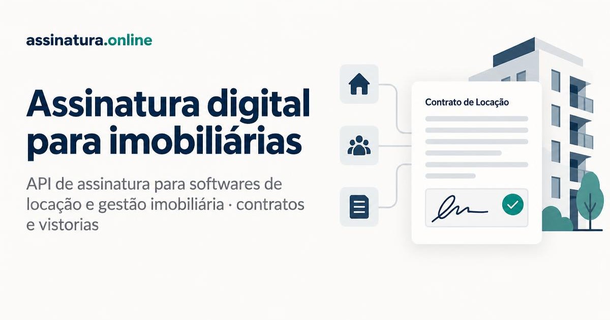 Contrato de locação com assinatura eletrônica
